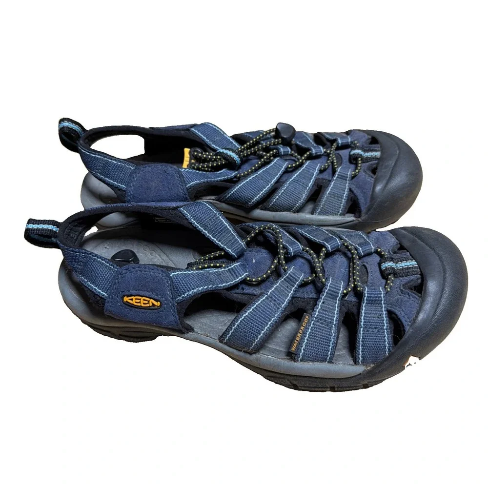 Keen Women's Navy/Black Newport H2 Strappy Close-toed Sport Sandals Size 8 Water